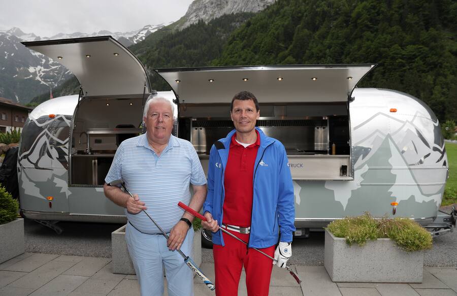 Jean Pierre Barth und Attila Castiglione GaultMillau-Golfturnier