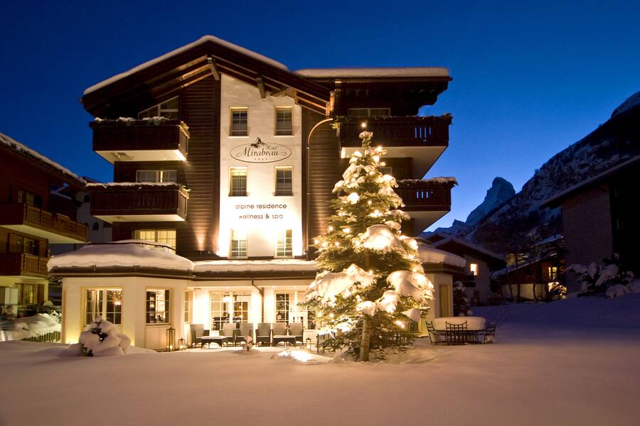 Zermatt Hotel Mirabeau Deli Aussenansicht