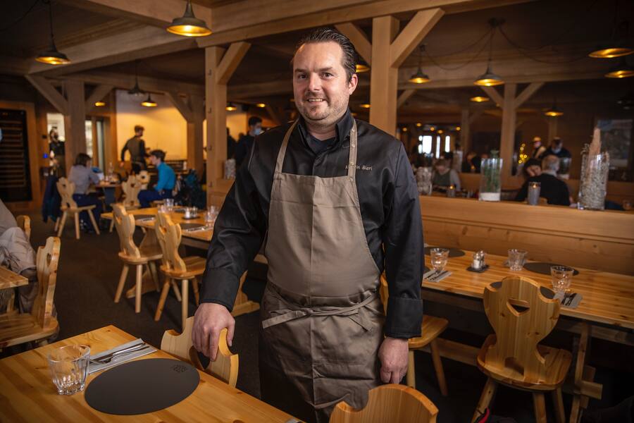 Bergrestaurant Eggli Gstaad mit Chef Martin Bieri Winter 2021
